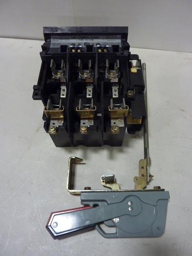 Used ALLEN BRADLEY 30 Amp Disconnect Switch 1494V-DS30 SER A #57391