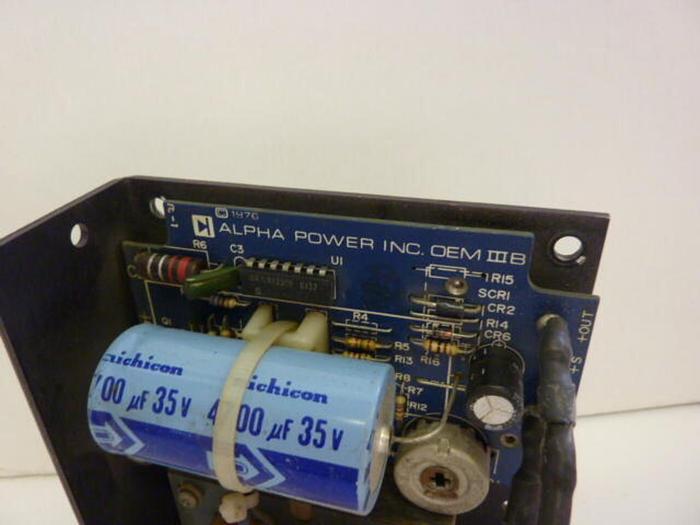 Used ALPHA POWER SYSTEM DC Power Supply 3B15 Used