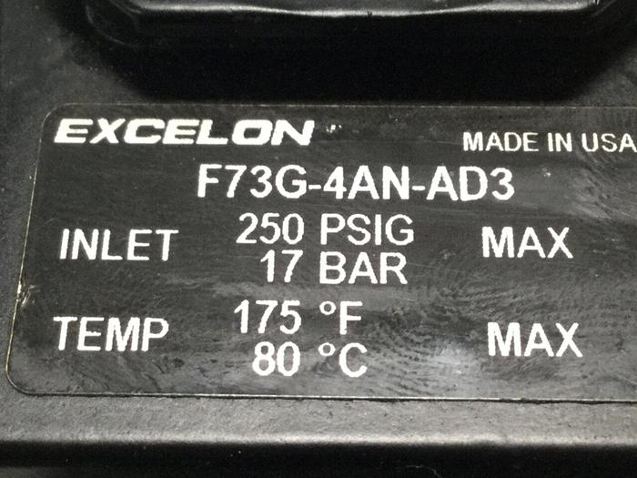 Used EXCELON General Purpose Filter F73G-4AN-AD3 #110906