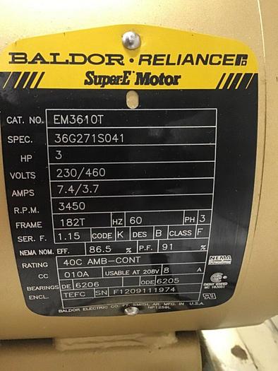 Used PROCESS CONTROL Vacuum Pump VE03CNMN03 Used