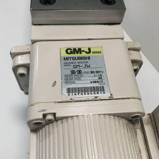 Used MITSUBISHI Gearmotor w/ Feed Throat Slide GM-JW USED
