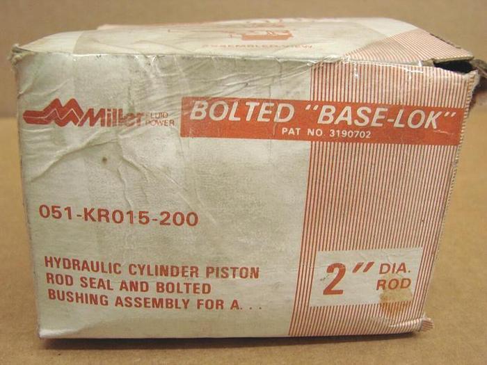 Used MILLER Piston Rod Seal and Bolted Bushing 051-KR015-200 #12939