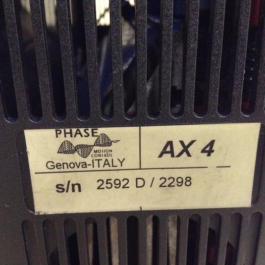 Used PHASE MOTION CONTROL Brushless Motor Control AX4 AX-4 USED