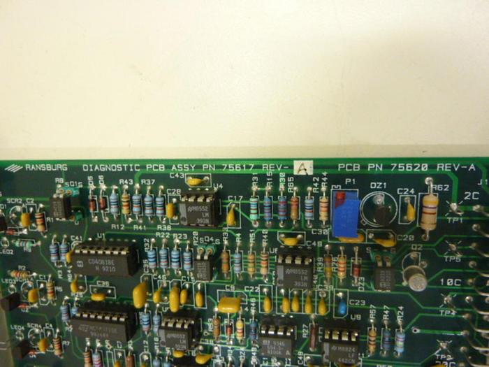 Used RANSBURG Diagnostic Board 75617 #44828