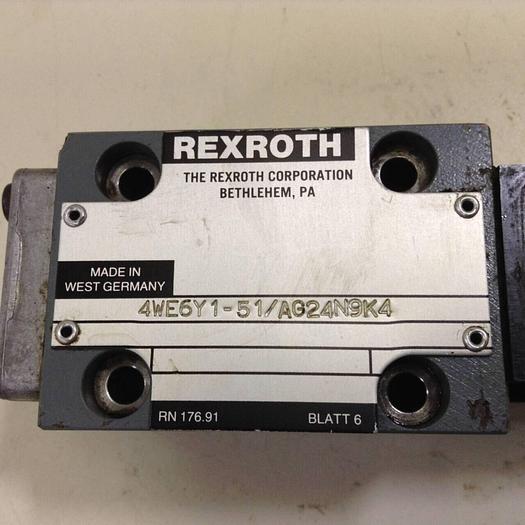 Used REXROTH Valve 4WE6Y151/AG24N9K4 #84276