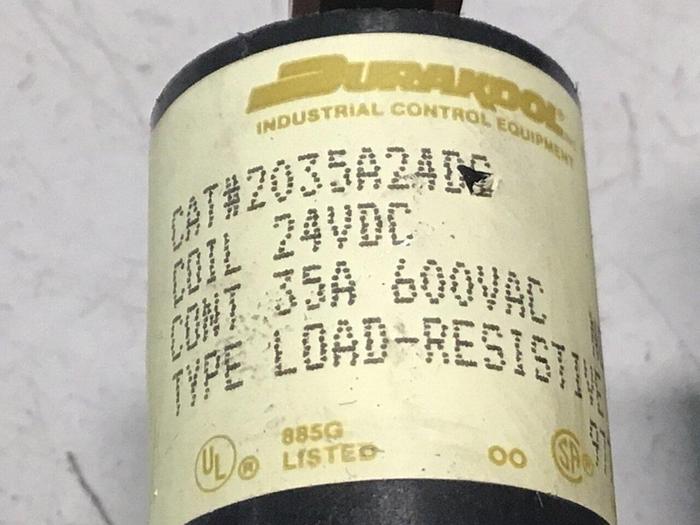 Used DURAKOOL Contactor Relay 2035A24DC Used