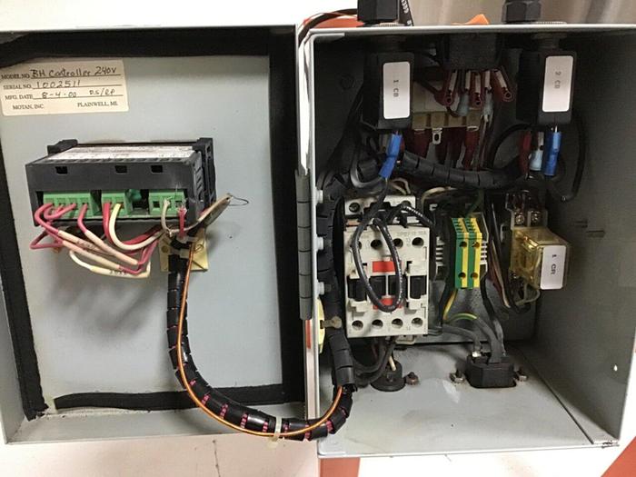 Used MOTAN Drying Hopper w/ Booster Heater BH/240V/1+2 KW Used