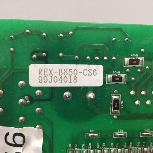 Used RKC Temperature Control Board REX-B850-CS6 Used