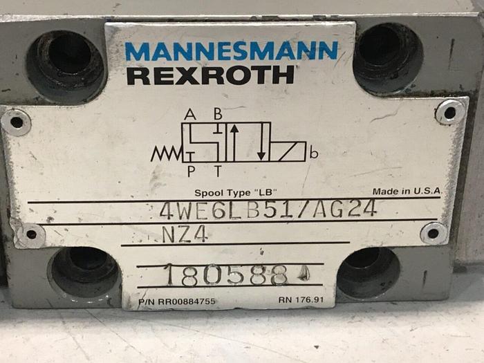 Used REXROTH Solenoid Valve 4WE6LB51AG24 Used