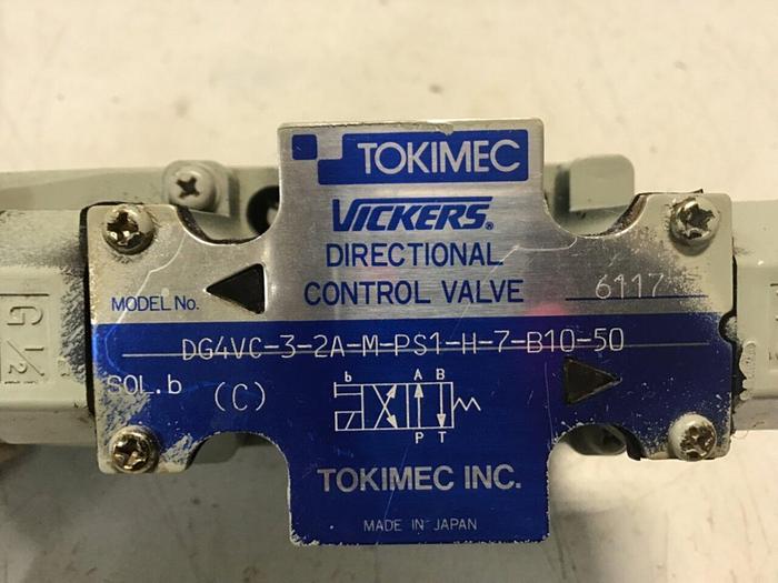 Used VICKERS Valve DG4VC32AMPS1H7B1050 #137440