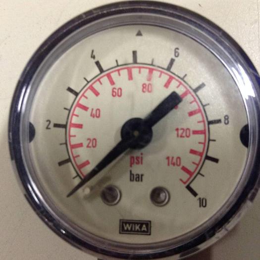 Used WIKA 0-140 PSI Pressure Gauge GAUGE785 #76785