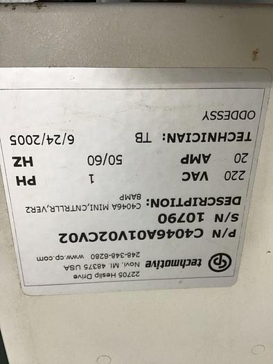 Used TECH MOTIVE Mini Controller C4046A01V02CV02 #133815