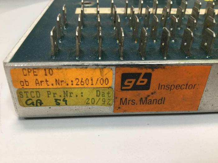 Used BACHMANN ELECTRONIC Potted Input Module CPE10 #100574