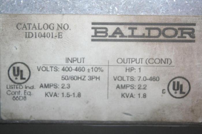 Used BALDOR AC Inverter 1D10401-E #20959