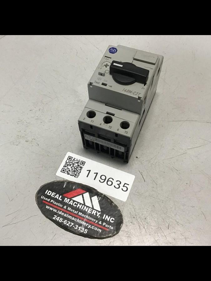 Used ALLEN BRADLEY Circuit Breaker 1.6 A 140M-C2T-B16 SER B USED