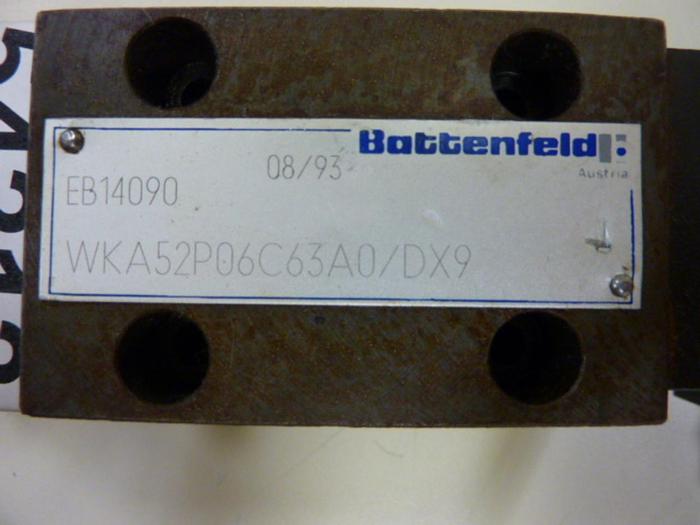 Used BATTENFELD Valve WKA52P06C63A0/DX9 #54212