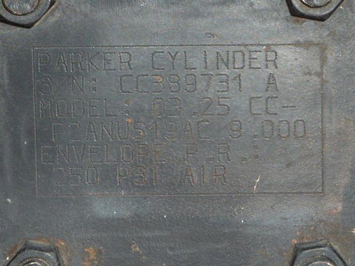 Used PARKER Cylinder 03.25 CCP2ANUS19AC 9.000 #32329