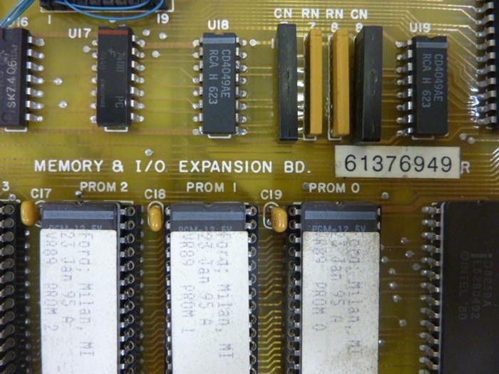 Used BARRETT ELECTRONICS Memory & I/O Expansion Board 61376949 #51202