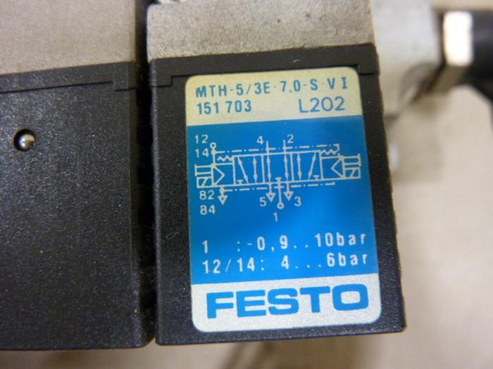 Used FESTO Control Block w/ Valves IFB8-03 #52810
