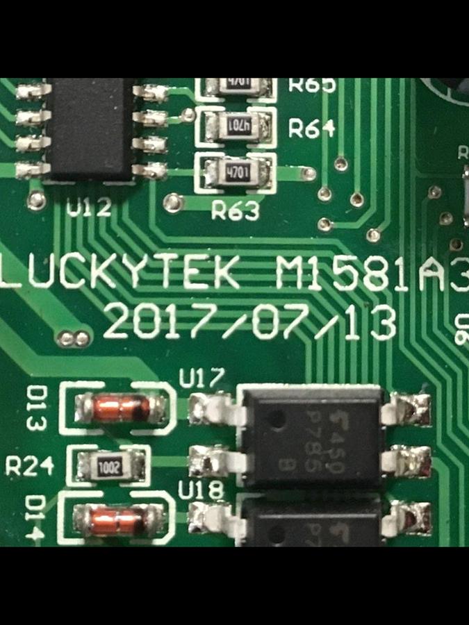 Used LUCKYTEK Circuit Board M1581A3 Used #143660
