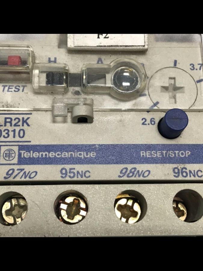 Used TELEMECANIQUE Overload Relay LR2K0310 USED