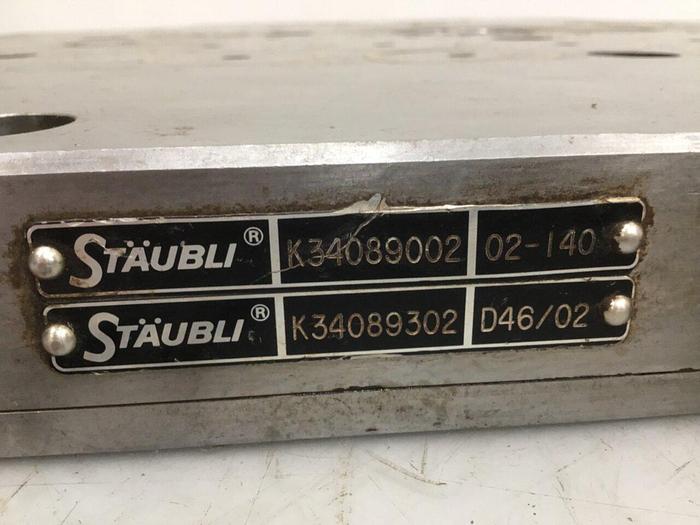 Used STAUBLI Magnetic Platens w/ Control K34089002 K34089302 Used