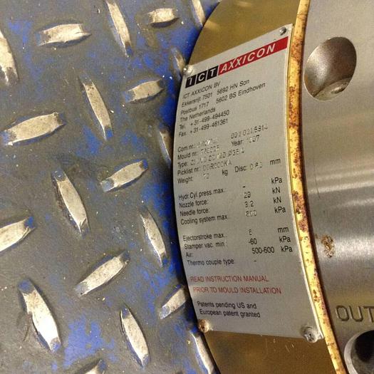 Used ICT CD Injection Mold Head CI DVD CD 120 Used