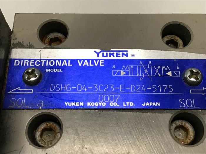 Used YUKEN Valve DSHG-04-3C23-E-D24-5175 #111781