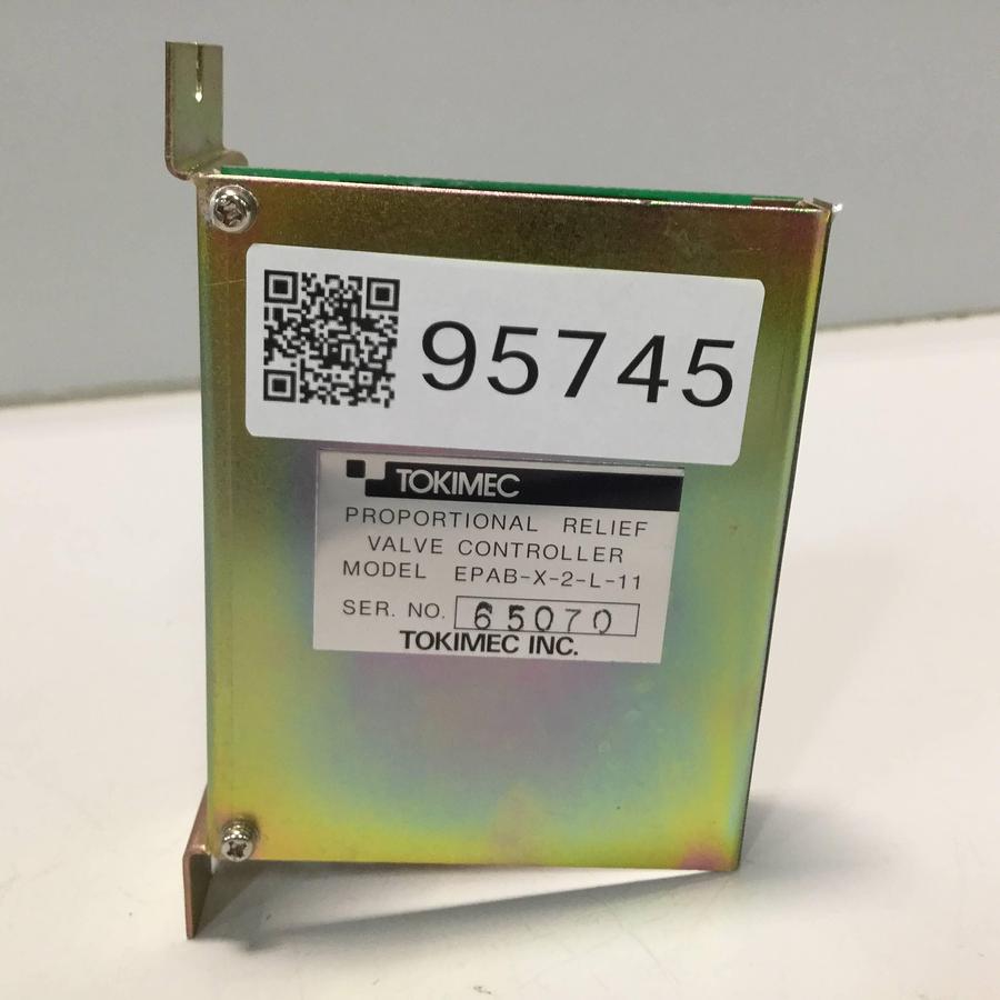 Used TOKIMEC Proportional Relief Valve Controller EPAB-X-2-L-11 Used