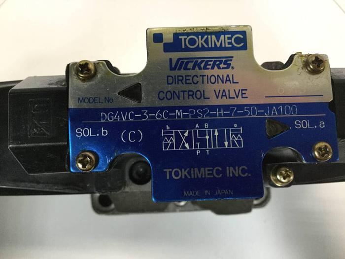Used TOKIMEC VICKERS Valve DG3V-7-3C-E-T-10-JA8-SM15-7 USED