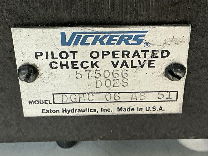 Used VICKERS DGPC 06 AB 51