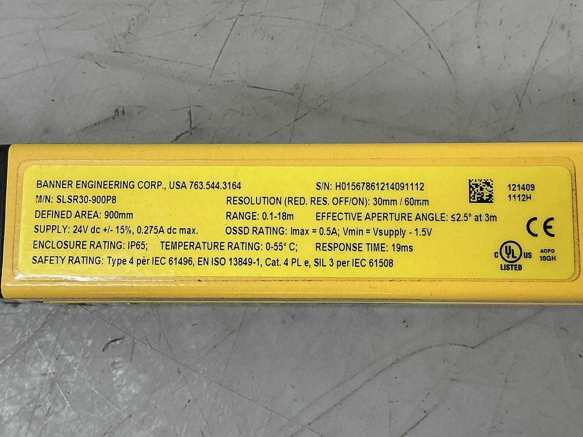 Used BANNER SLSR30-900P8