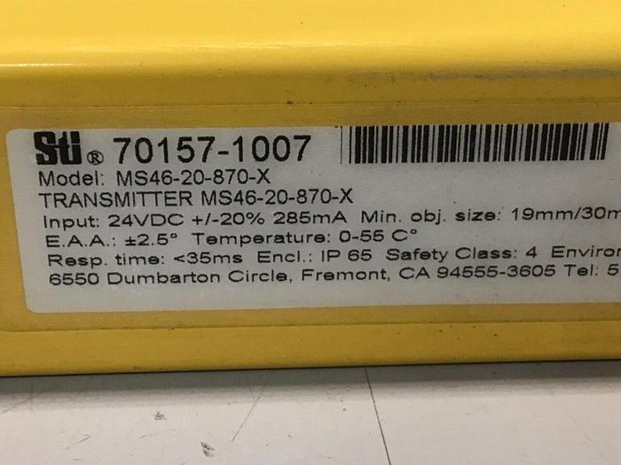 Used STI Light Curtain MS46-20-870-X USED