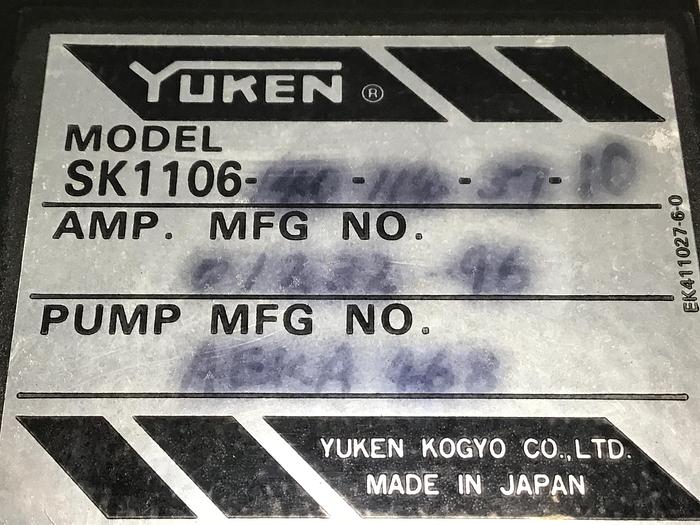 Used YUKEN Pump Controller SK1106-140-114-37-10 Used #141978