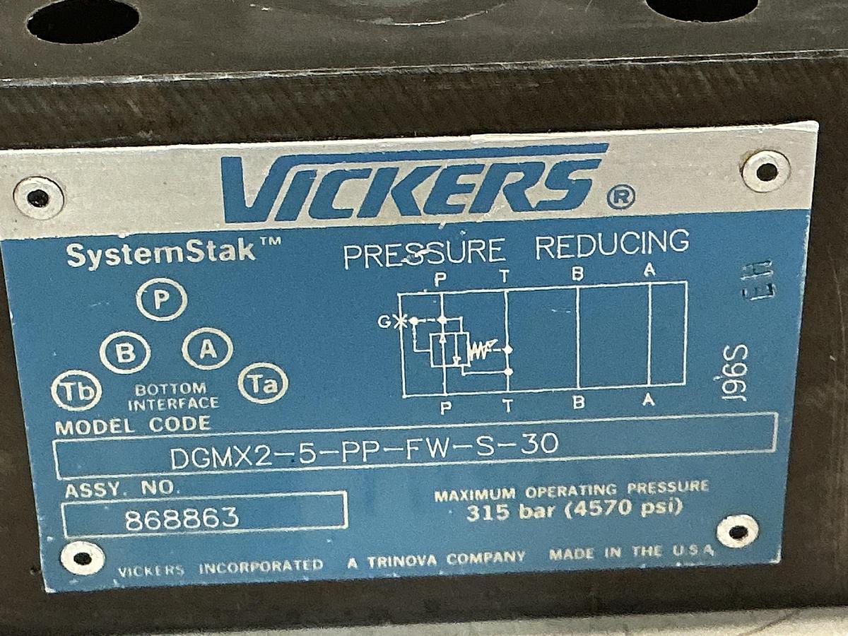 Used VICKERS DGMX2-5-PP-FW-S-30