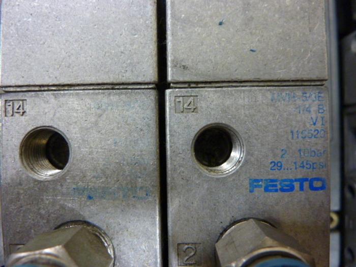 Used FESTO Control Block / Valve Terminal TN 18 859 #52769