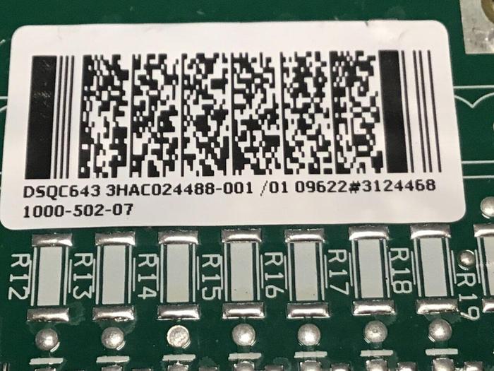 Used AROS ELECTRONICS Circuit Board DSQC 643 3HAC024488-001 #127378