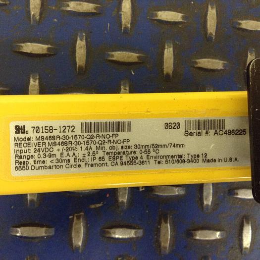 Used STI Light Curtain Receiver MS46SR-30-15-1570-Q2-R-NO-FP Used