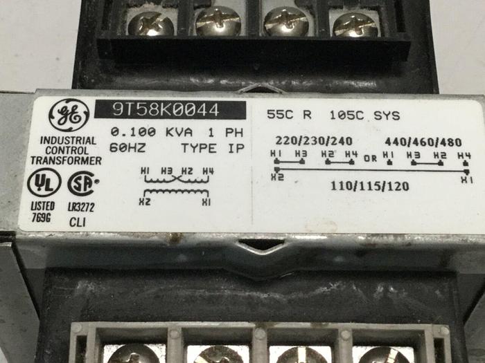 Used GENERAL ELECTRIC / GE 0.100 kVA Transformer 9T58K0044 #109749
