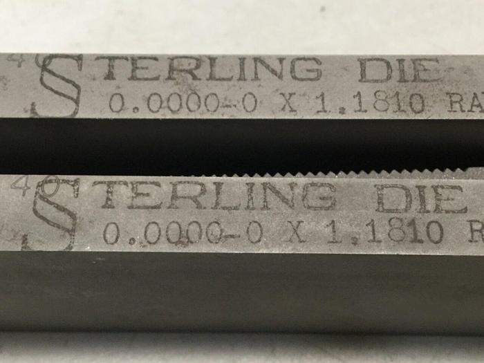 STERLING Thread Rolling Die 4-N1-S6-905-D6 #110314