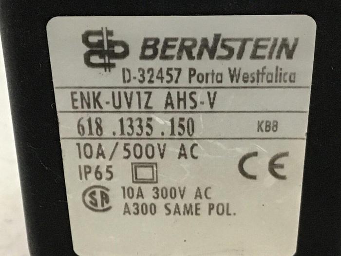 Used BERNSTEIN Limit Switch ENK-UV1Z AHS-V #121262