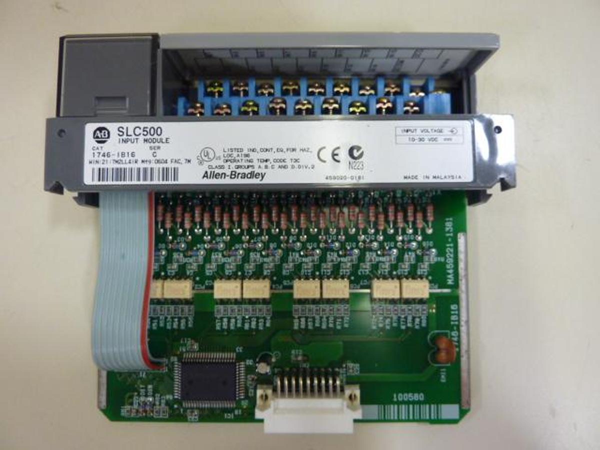 Used ALLEN BRADLEY Input Module 1746-IB16 SER C Used