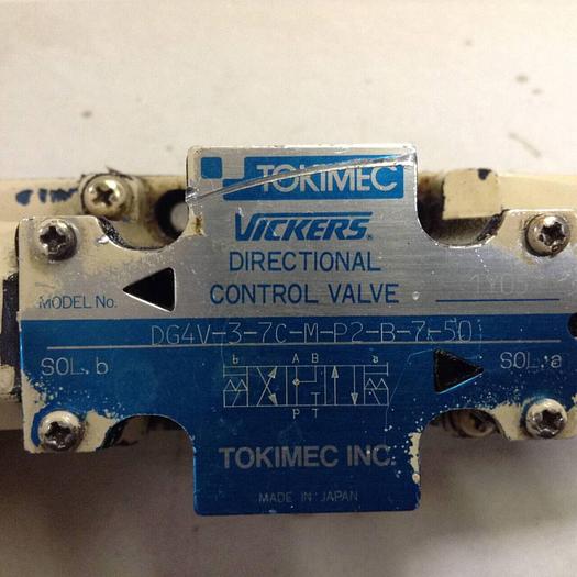 Used VICKERS Directional Control Valve DG4V37CMP2B750 #77579