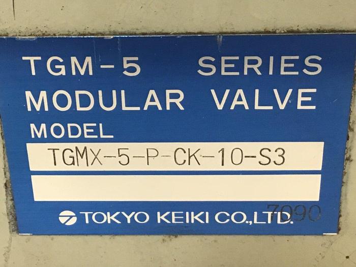 Used TOKYO KEIKI Valve TGMX-5-P-CK-10-S3 #137679
