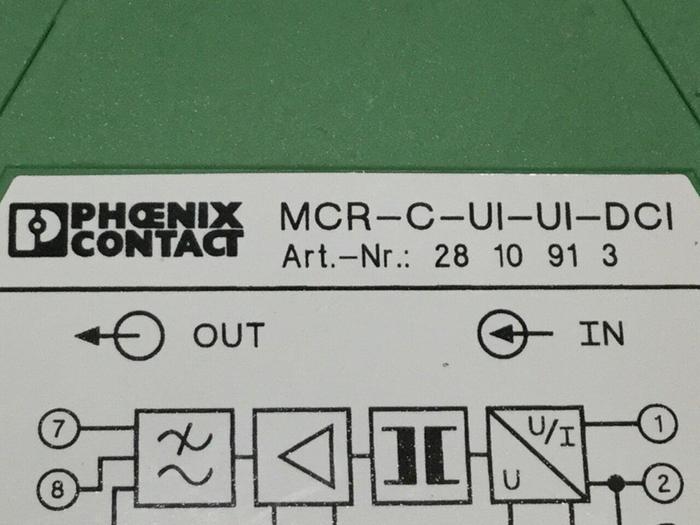 Used PHOENIX CONTACT Programmable Isolated Converter MCR-C-UI-UI-DCI #101863