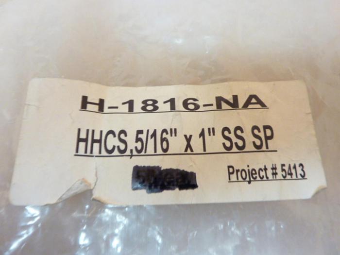 U-C COMPONENTS Hex Head Cap Screw H-1816-NA #41307