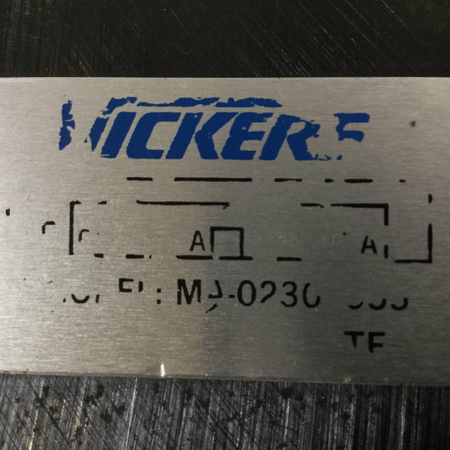 Used VICKERS Valve MA-02307955 Used