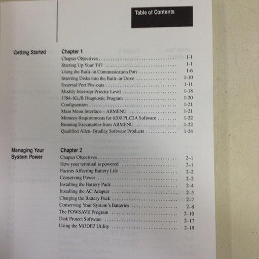 Used ALLEN BRADLEY User's Manual 1784-6.5 13 #70930