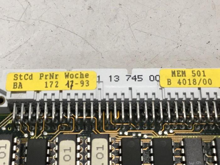 Used BACHMAN Circuit Board E04021/00 003 MEM501 #120096