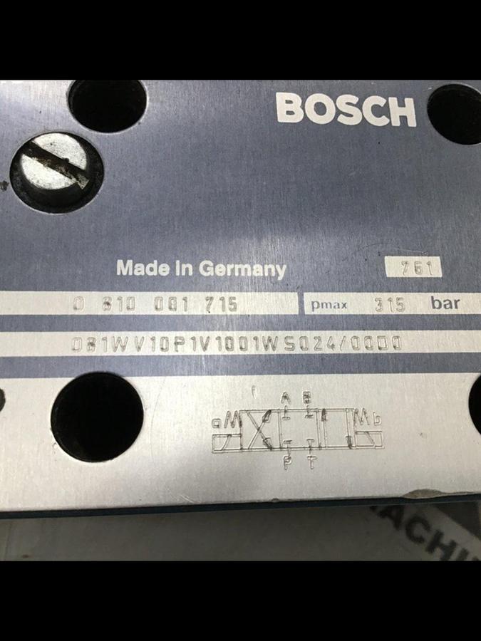 Used BOSCH Control Valve 0 810 001 715 Used